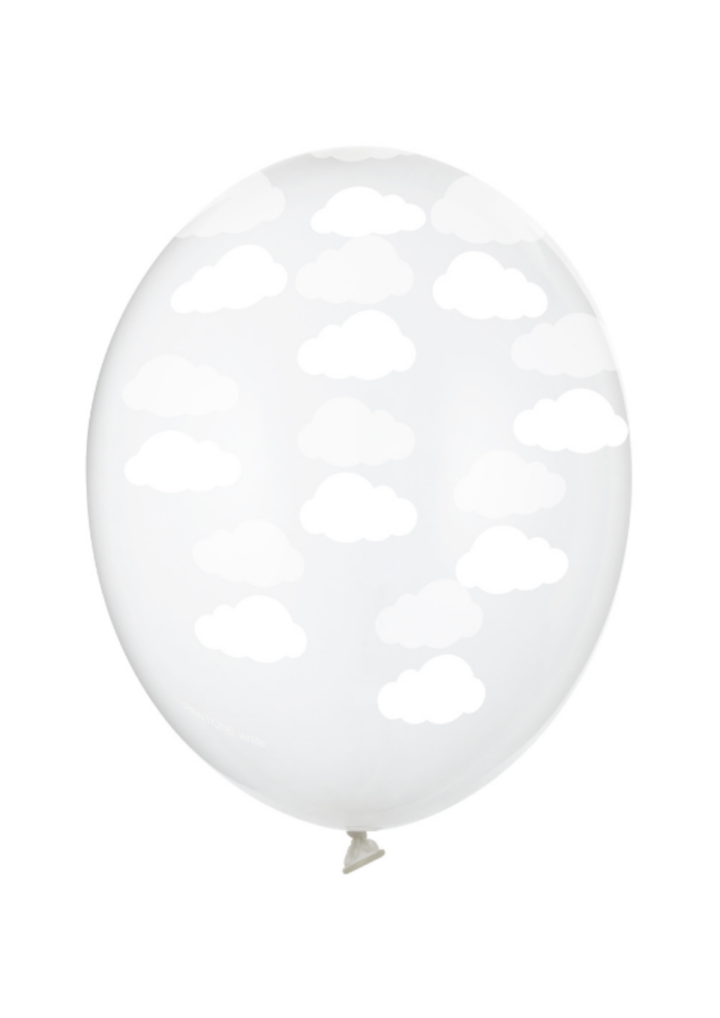 Balon transparentny w CHMURKI